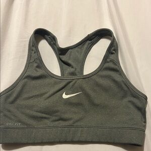 Nike Women's Charcoal Dri-FIT Sports Bra